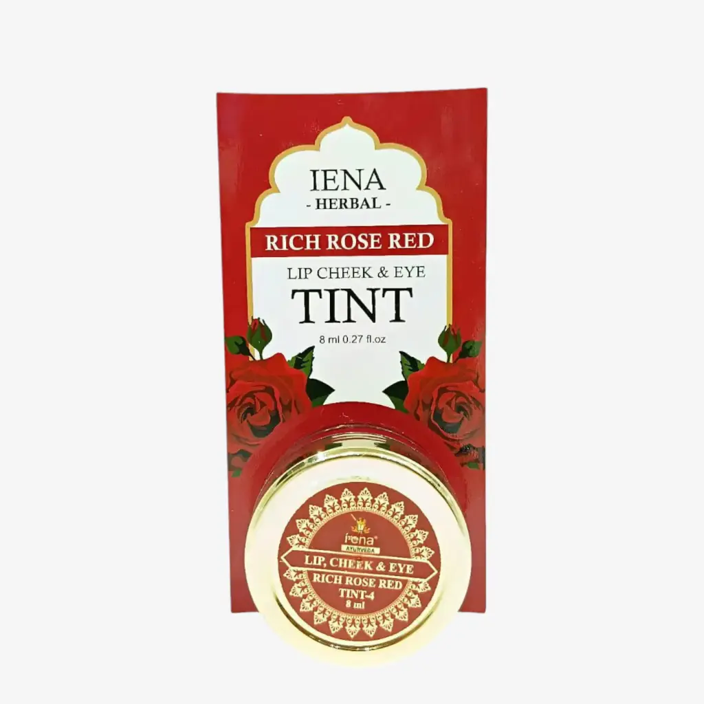 Rich Rose (Red) Lip Tint by IENA Ayurveda - 8 GM (Trending)