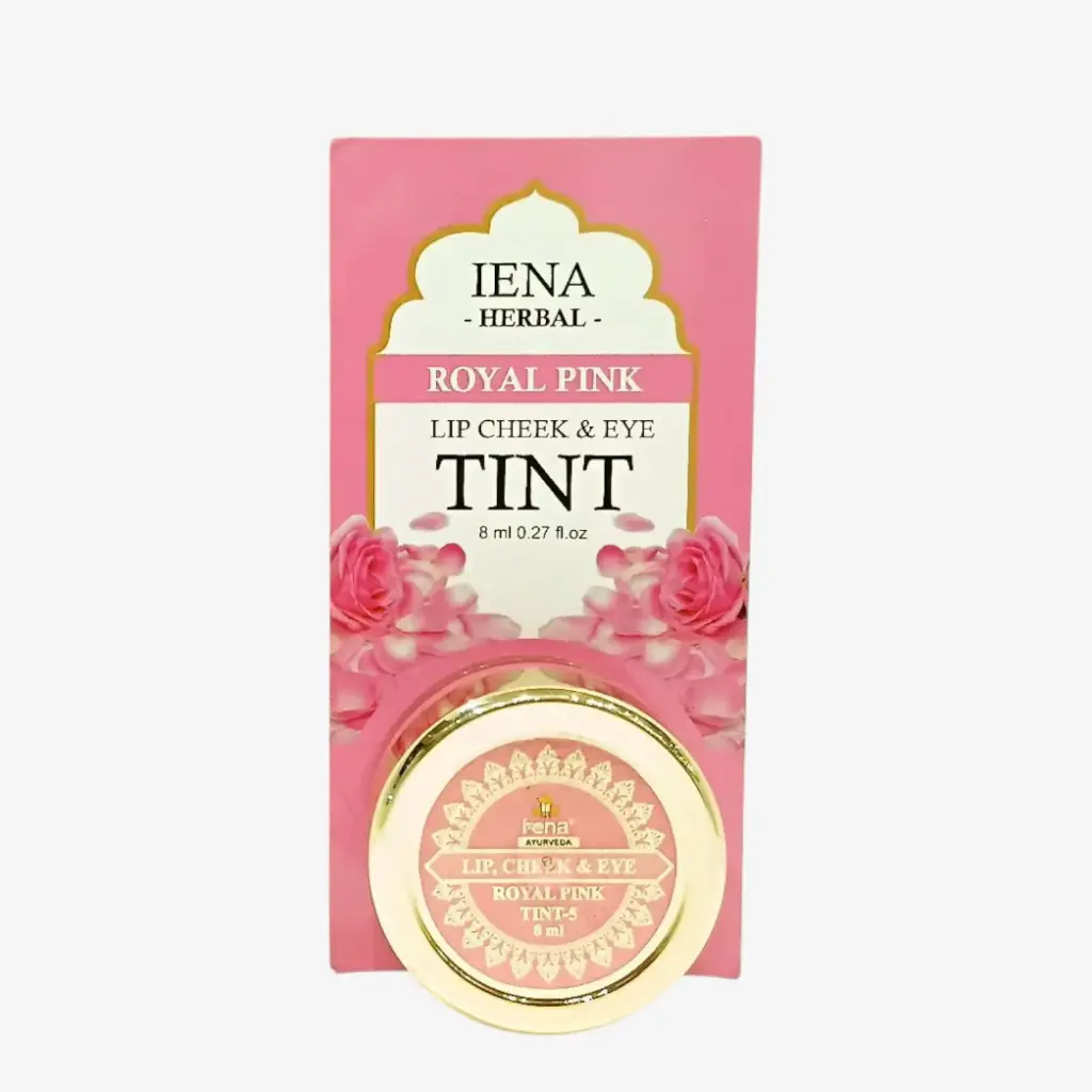 Royal Pink Herbal Lip Tint by IENA Ayurveda - 8 GM (Trending)