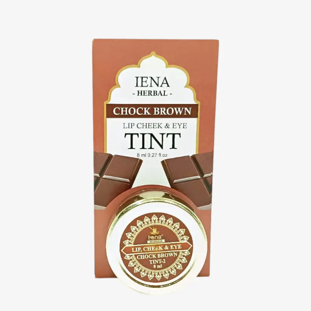 Choco Brown Herbal  Lip Tint by IENA Ayurveda - 8 GM (Trending)