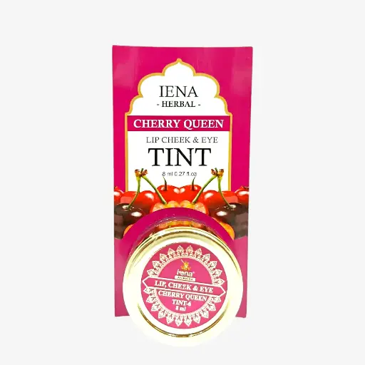 Cherry Queen (Red) Lip Tint by IENA Ayurveda - 8 GM (Trending)
