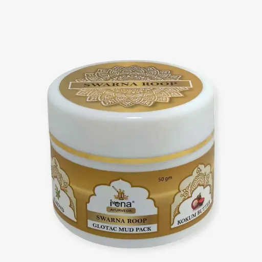 Glotac - Instant Skin Glow Mud Pack by IENA Ayurveda (Bestseller)